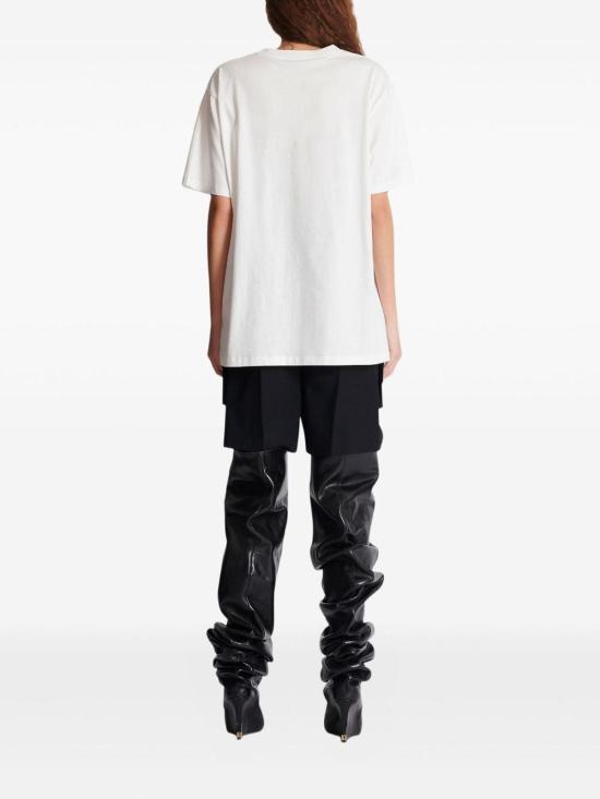  발망 반팔 티셔츠 FF0EH005GF20GAB White - BALMAIN