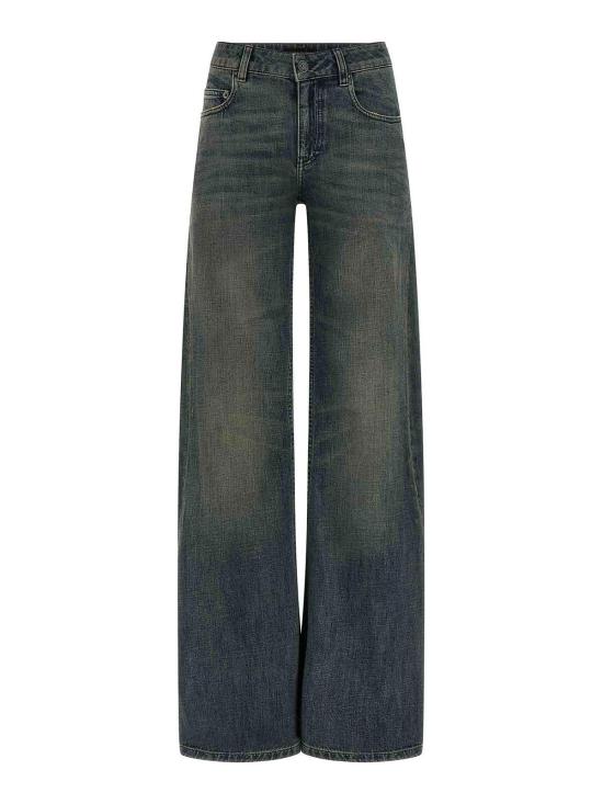  발렌시아가 플레어 팬츠 852328TTW763394 Blue