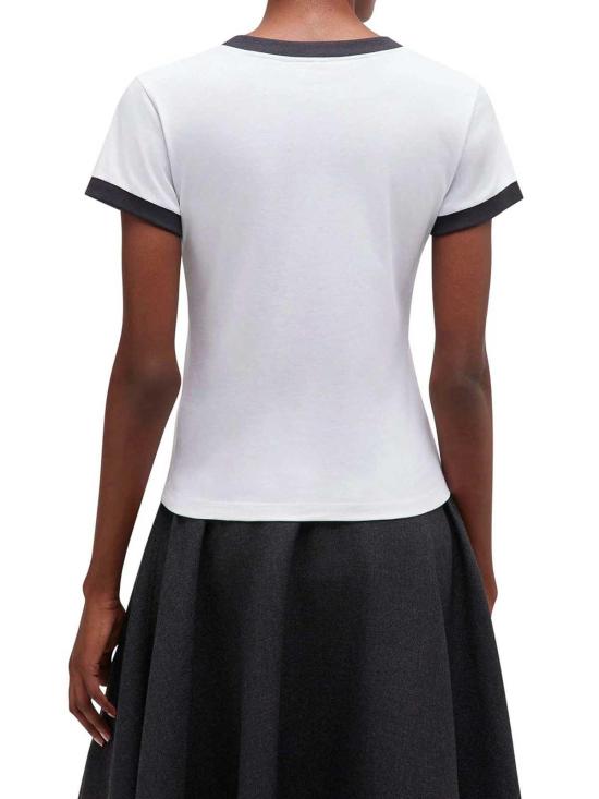 26SS 가니 키티 크롭 티셔츠 A1050030151 White - GANNI