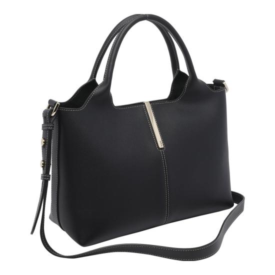 26SS 토즈 레더 스몰 쇼핑백 XBWEBRA0200UBLB999 Black - TODS