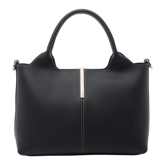 26SS 토즈 레더 스몰 쇼핑백 XBWEBRA0200UBLB999 Black