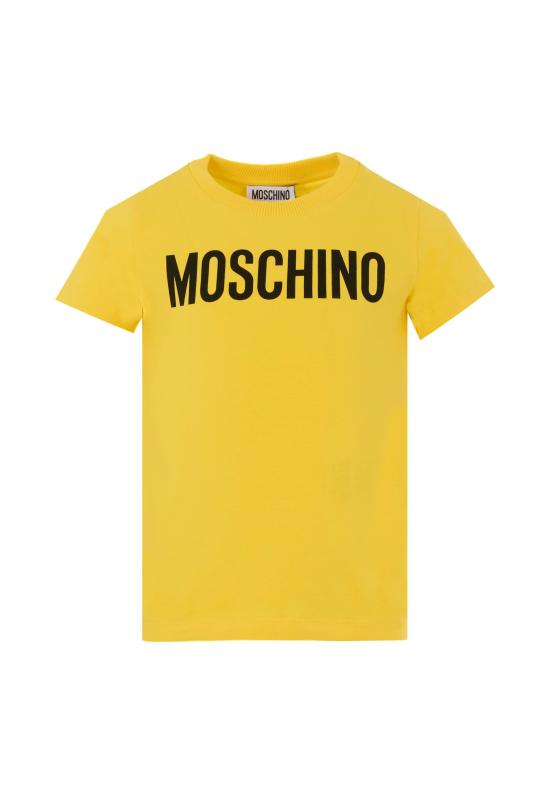 26SS [키즈] 모스키노 티셔츠 HUM05U LBA10 50577 YELLOW