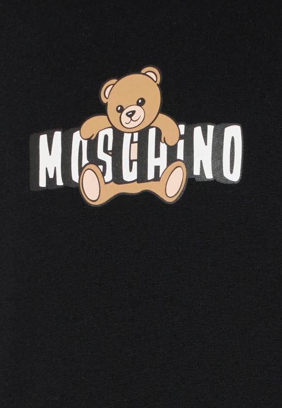 26SS [키즈] 모스키노 트레이닝 상의 HUF09U LCA19 60100 BLACK - MOSCHINO