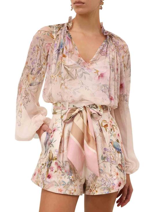 26SS 짐머만 블라우스 0991TC261CRMAV Nude Neutrals - ZIMMERMANN