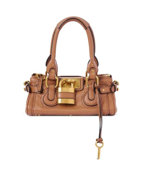 26SS 끌로에 스몰 그레인드 레더 패딩턴 백 CH26SS805P75209 Brown