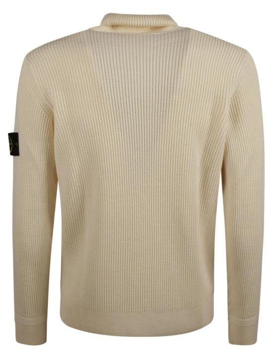 25FW 스톤 아일랜드 5100052 풀 립 RWS 울 터틀넥 스웨터 K2 S15 51000 52 S00C2 WHITE - STONE ISLAND