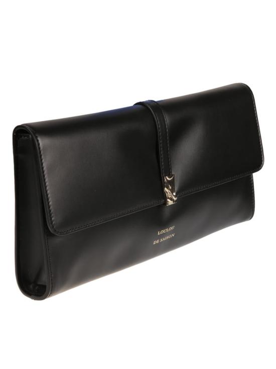 25FW 루루 드 세종 클러치/파우치 ELMER Black - LOULOU DE SAISON