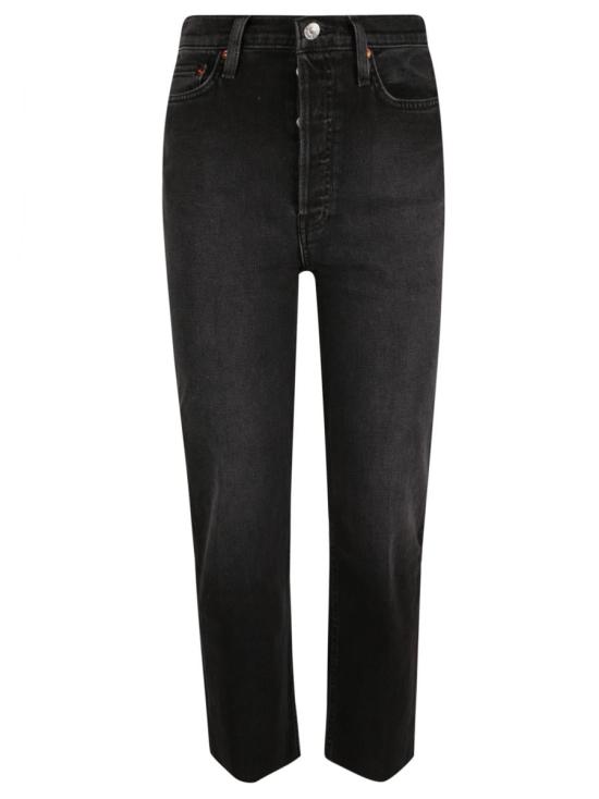 25FW 리던 데님 팬츠 165 3WSTV27 Black