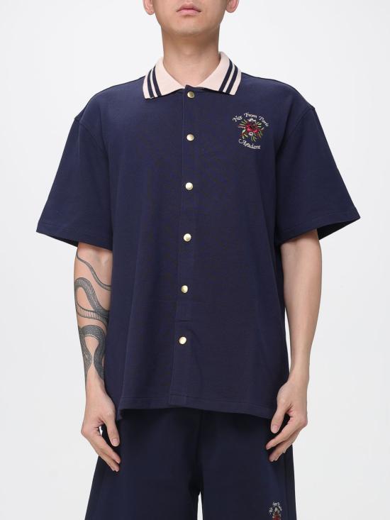 26SS 드롤드무슈 반팔 셔츠 JSH247CO264 NY Blue