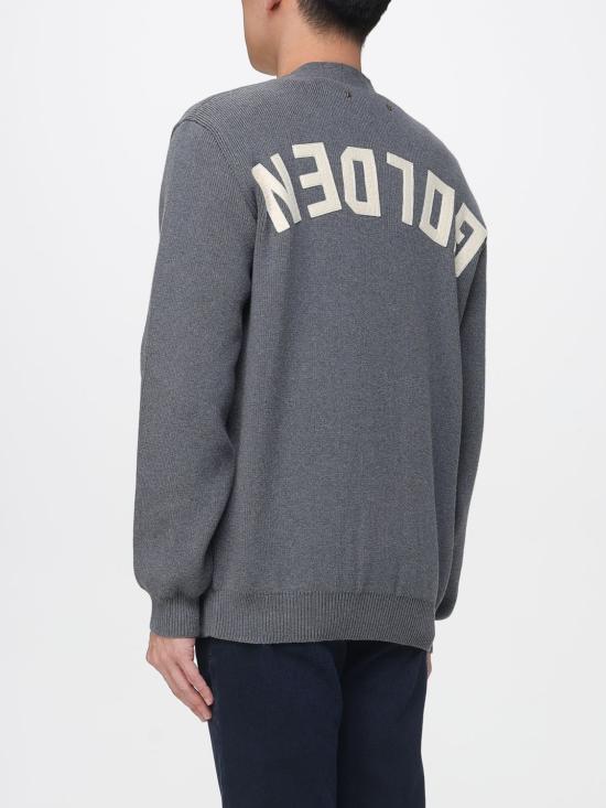 26SS 골든구스 코튼 니트 V넥 버튼 가디건 GMP00946P000662 60304 Grey - GOLDEN GOOSE