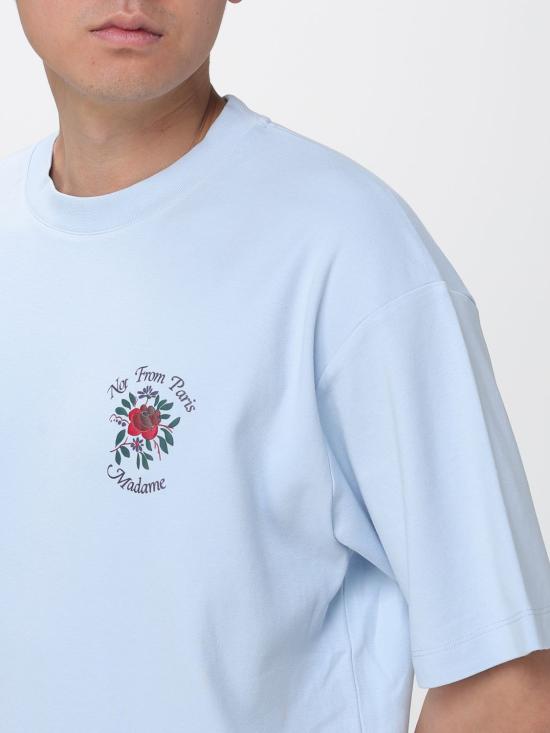 26SS 드롤드무슈 반팔 티셔츠 JTS210CO002 LBE Blue - DROLE DE MONSIEUR