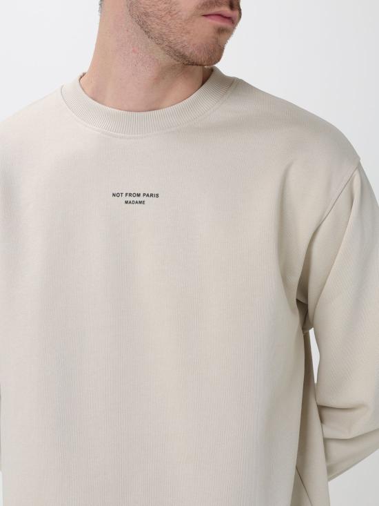 26SS 드롤드무슈 긴팔 티셔츠 PERMSW148CO127 MT Beige - DROLE DE MONSIEUR