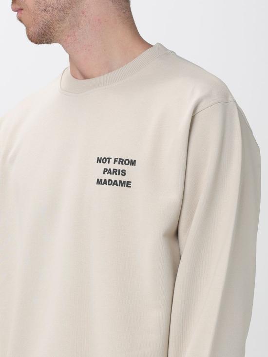 26SS 드롤드무슈 긴팔 티셔츠 PERMSW149CO127 MT Beige - DROLE DE MONSIEUR