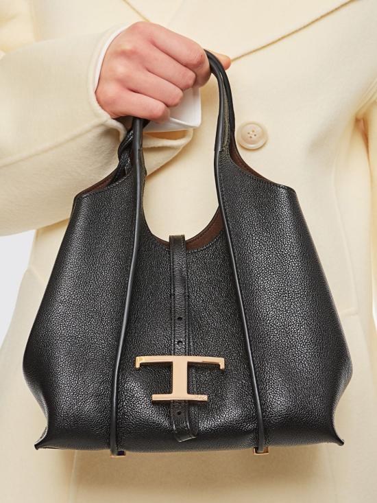 26SS 토즈 T 타임리스 미니 토트백 XBWTSBA9100Q8E B999 Black - TODS