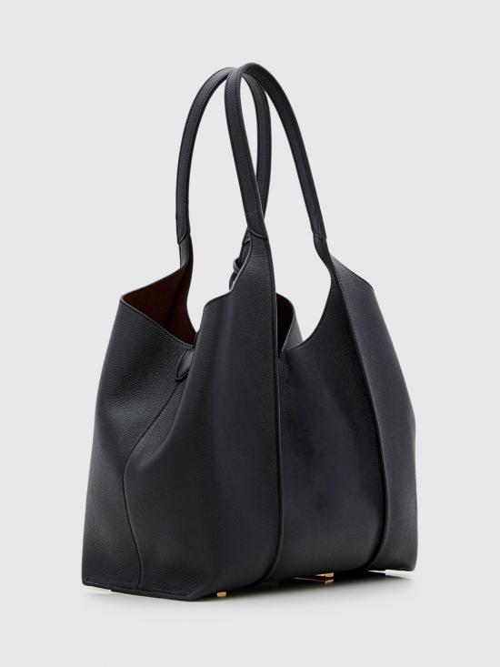 26SS 토즈 T 타임리스 스몰 쇼핑백 XBWTSBA0200Q8E B999 Black - TODS