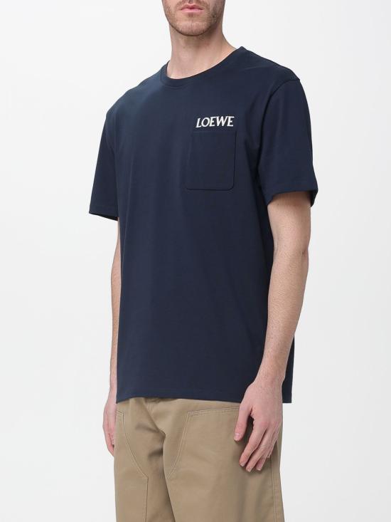 26SS 로에베 반팔 티셔츠 H526Y22XDE 5190 Blue - LOEWE