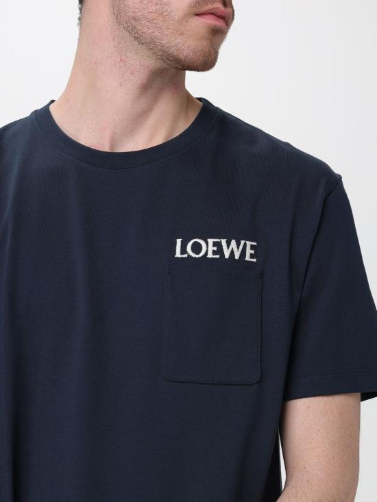 26SS 로에베 반팔 티셔츠 H526Y22XDE 5190 Blue - LOEWE