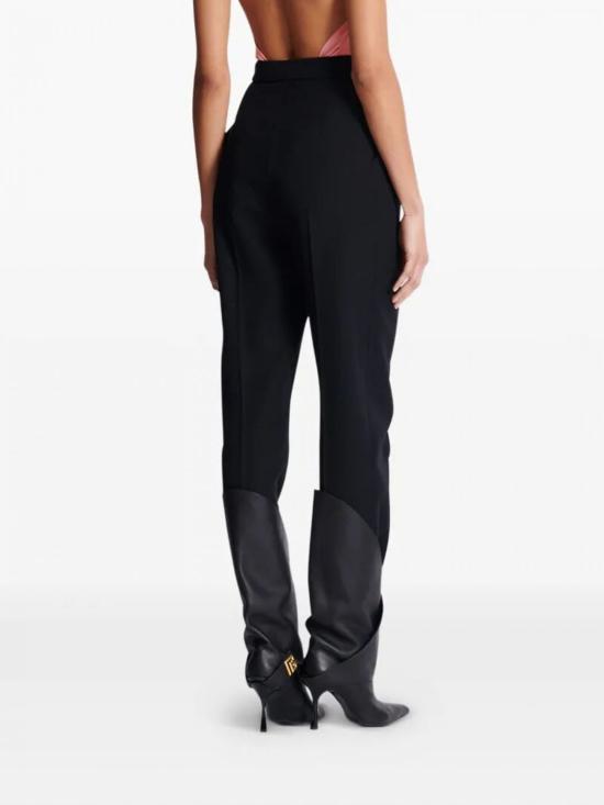 26SS 발망 스트레이트 팬츠 GF1PN190WC09 0PA Black - BALMAIN