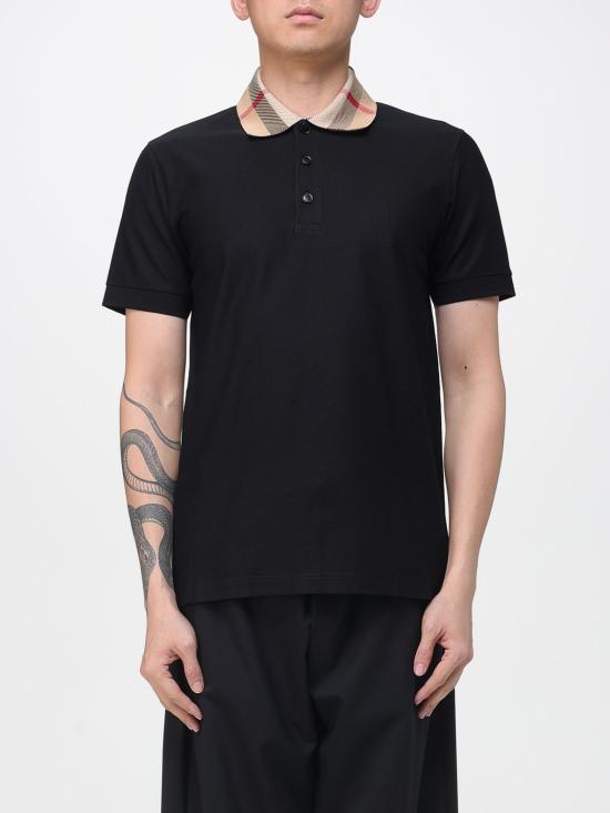 26SS 버버리 코튼 폴로 셔츠 8071620 Black