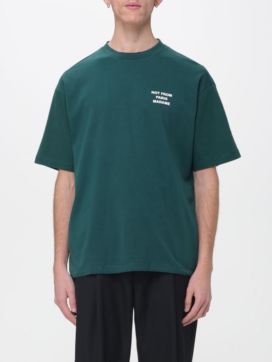 26SS 드롤드무슈 반팔 티셔츠 PERMTS203CO002 DARK Green