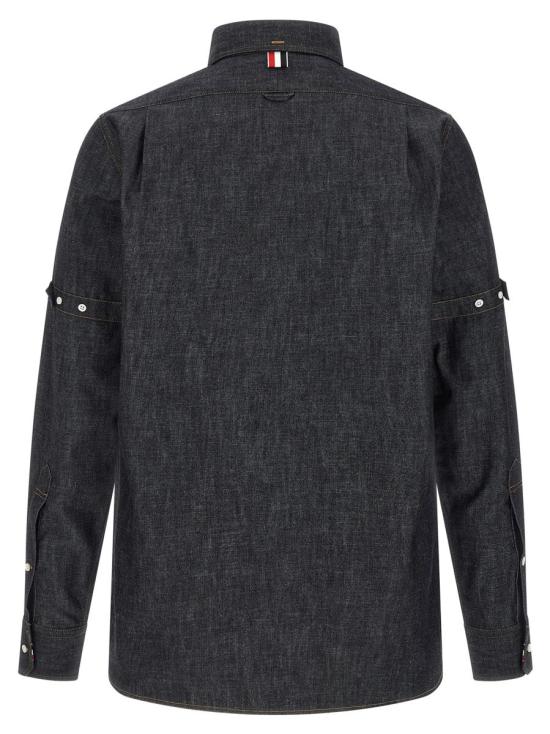  톰브라운 긴팔 셔츠 MWL435SF1105415 BLUE - THOM BROWNE