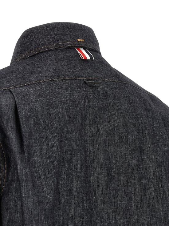  톰브라운 긴팔 셔츠 MWL435SF1105415 BLUE - THOM BROWNE