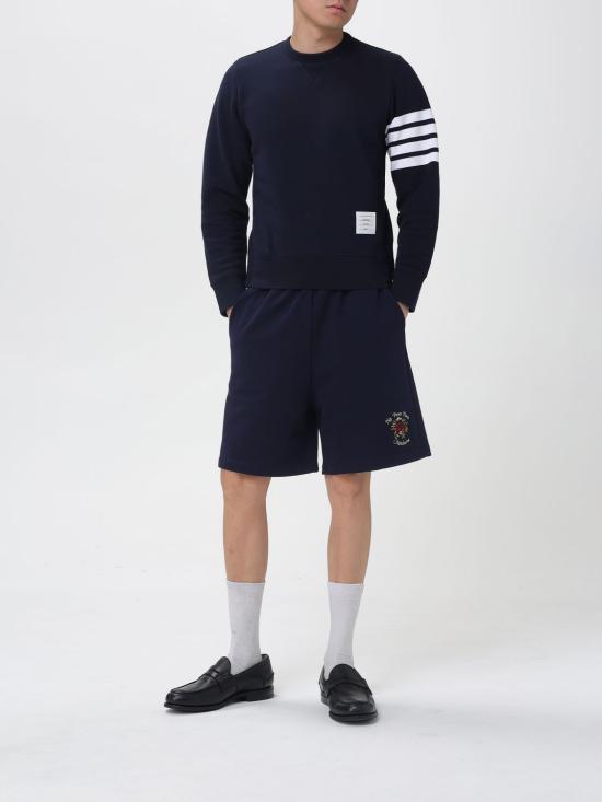 26SS 톰브라운 긴팔 티셔츠 MJT021H00535 461 Blue - THOM BROWNE