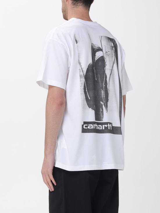 26SS 칼하트 WIP 반팔 티셔츠 I036001 02XX White - CARHARTT WIP