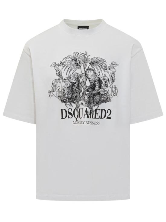 26SS 디스퀘어드2 반팔 티셔츠 S74GD1545D20106 100 WHITE