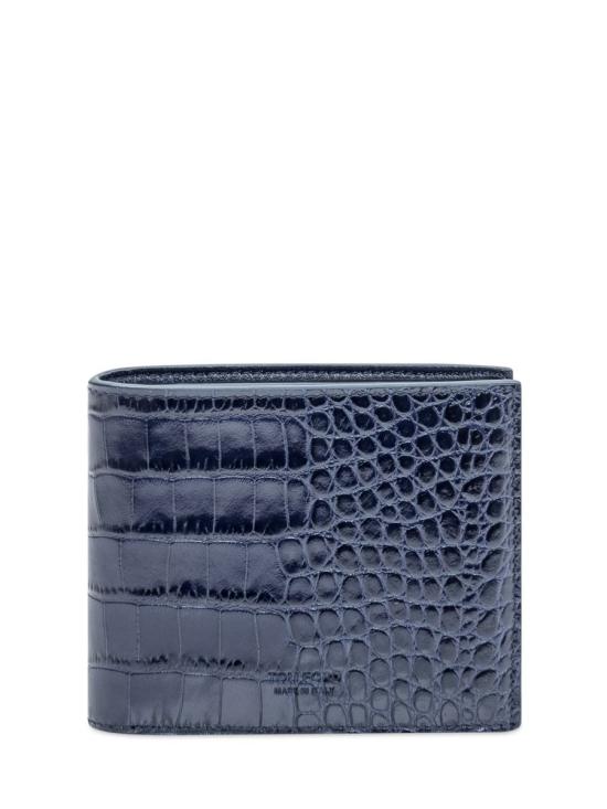 26SS 톰포드 크로커다일 프린트 레더 반지갑  Y0410LCL439S UDJ BLUE