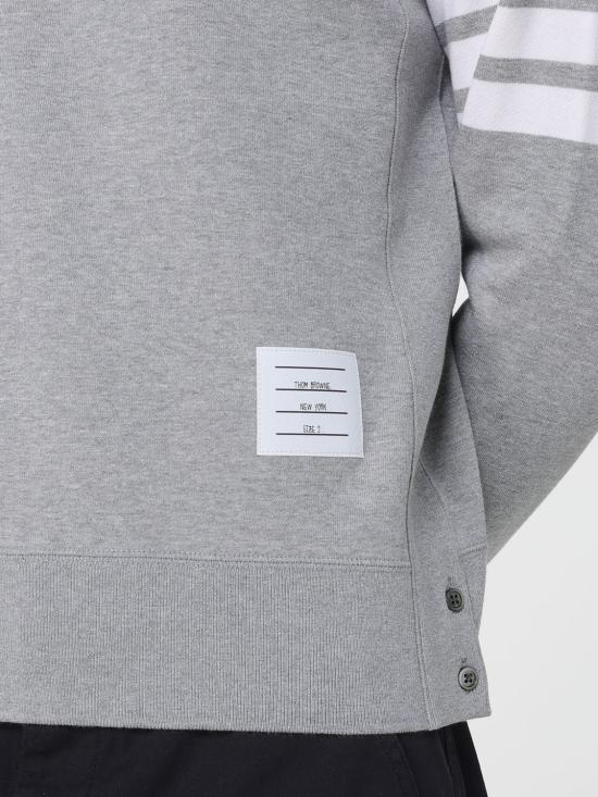 26SS 톰브라운 긴팔 티셔츠 MJT021H00535 068 Grey - THOM BROWNE
