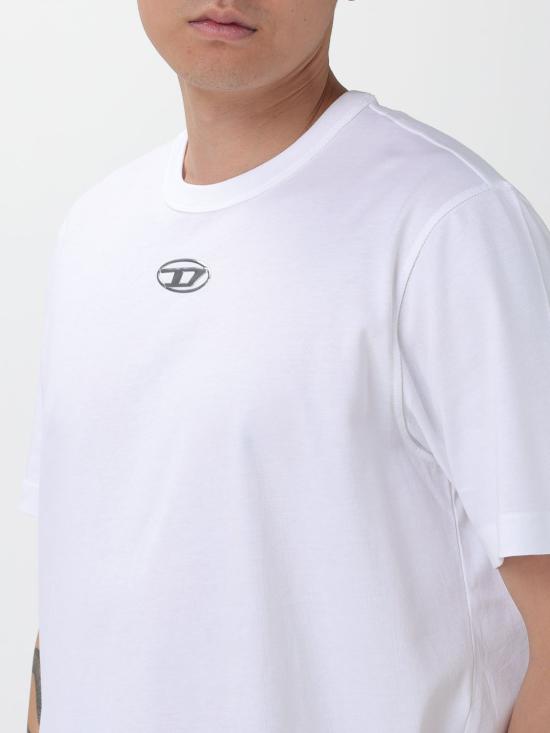 26SS 디젤 반팔 티셔츠 A178800CLBR 100 White - DIESEL