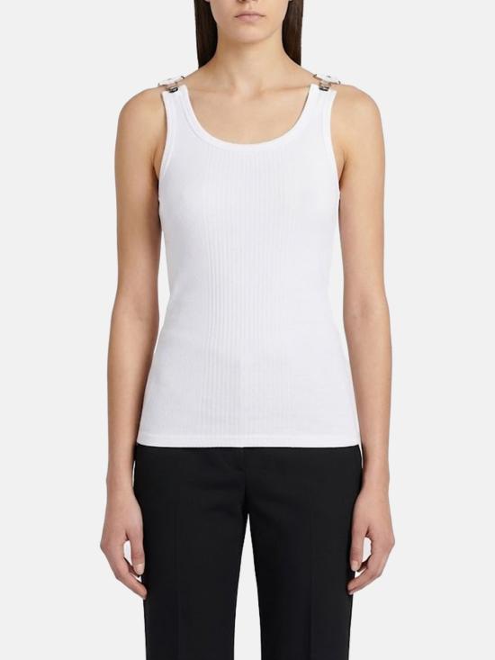 26SS 장 폴 고티에 민소매 티셔츠 2503UTO380J014 01 White