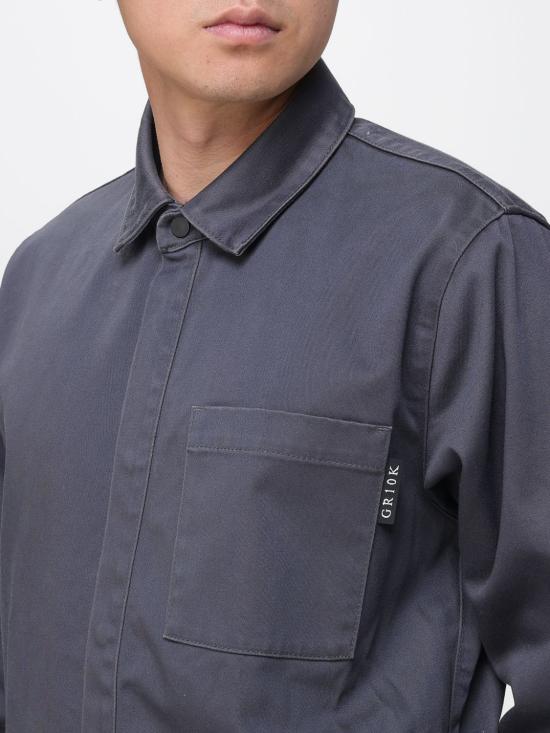 25FW 쥐알텐케이 긴팔 셔츠 CG021221DS 09 Grey - GR10K