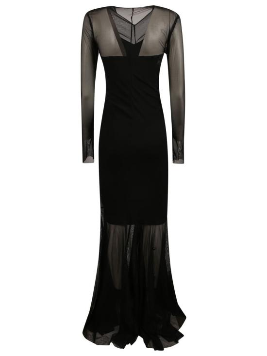 25FW 노마카말리 롱 원피스 ST324PPMG08001 Black - NORMA KAMALI