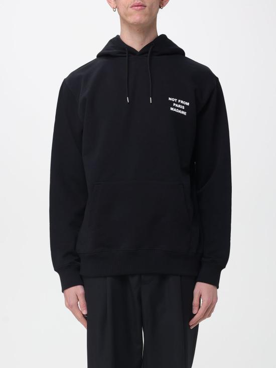 26SS 드롤드무슈 긴팔 티셔츠 HO162CO127 BL Black