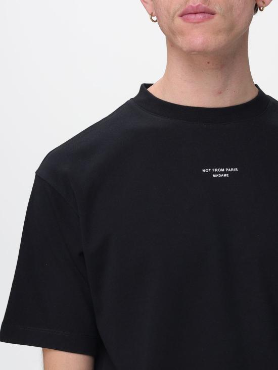 26SS 드롤드무슈 반팔 티셔츠 PERMTS202CO002 BL Black - DROLE DE MONSIEUR