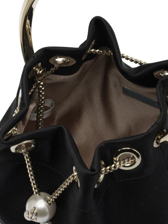 26SS 지미추 토트백 BON BONHBHBLACK LIGHT GOLD Black - JIMMY CHOO