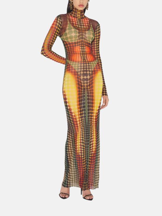 26SS 장 폴 고티에 롱 원피스 2601WDR131M018P 155060 Multicolor - JEAN PAUL GAULTIER