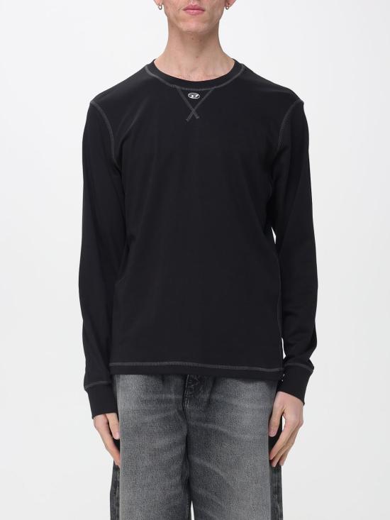 26SS 디젤 반팔 티셔츠 A199670AIJU 9XX Black