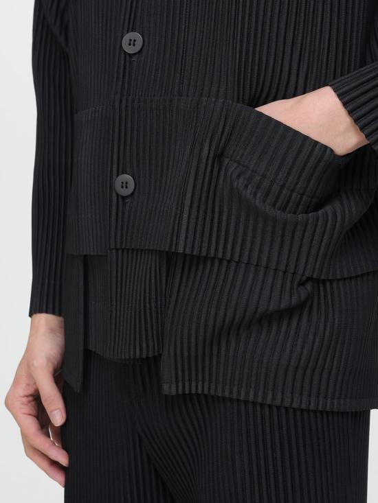 25FW 옴므 플리세 이세이 미야케 긴팔 셔츠 HP58JC235 13 Black - HOMME PLISSE' ISSEY MIYAKE