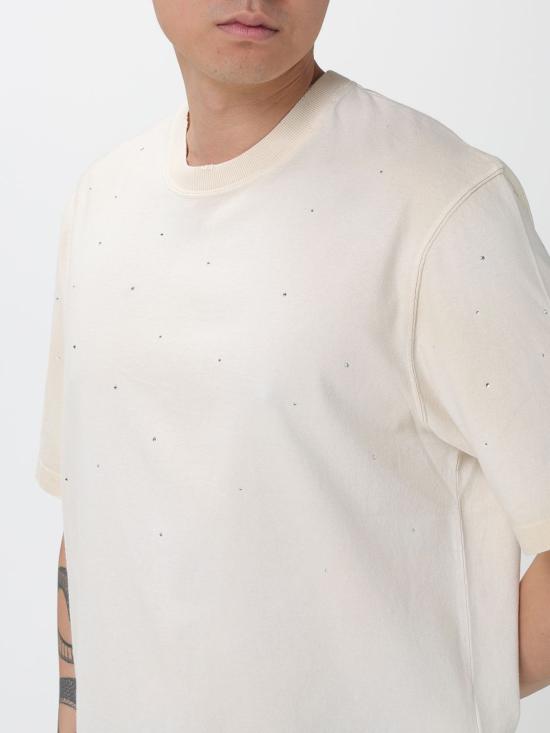 26SS 골든구스 반팔 티셔츠 GUP01873P002418 11616 Yellow Cream - GOLDEN GOOSE