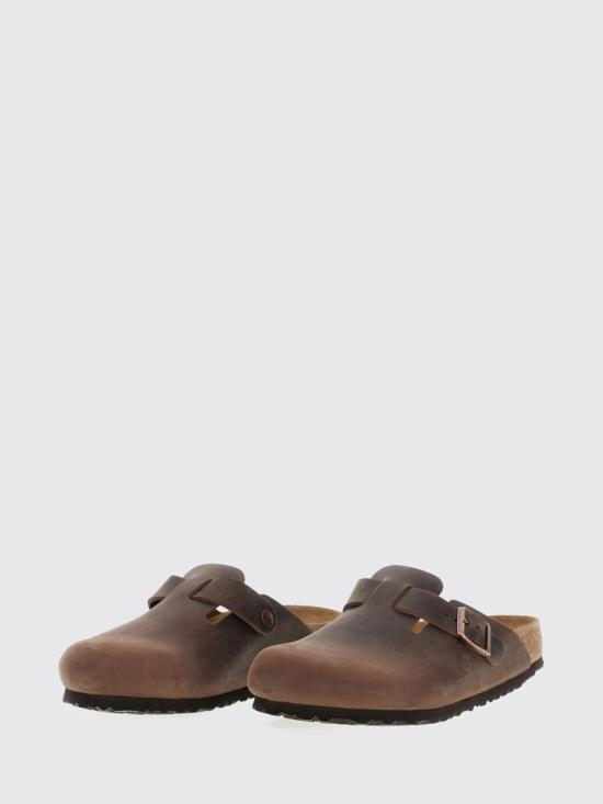 26SS 버켄스탁 보스턴 오일드 레더 클로그  860133 Brown - BIRKENSTOCK