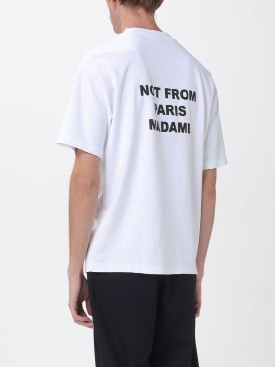 26SS 드롤드무슈 반팔 티셔츠 PERMTS203CO002 OPW White - DROLE DE MONSIEUR