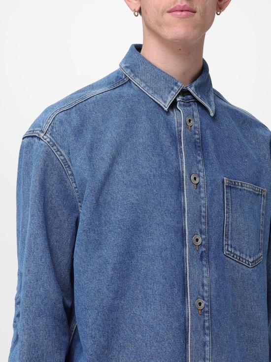 26SS 로에베 셔츠 H526Y1DW27 5475 Gnawed Blue - LOEWE