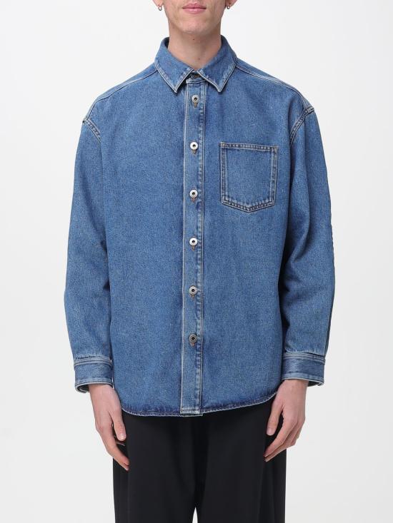 26SS 로에베 셔츠 H526Y1DW27 5475 Gnawed Blue