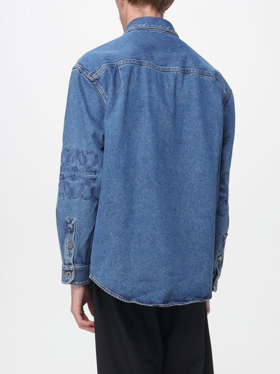 26SS 로에베 셔츠 H526Y1DW27 5475 Gnawed Blue - LOEWE