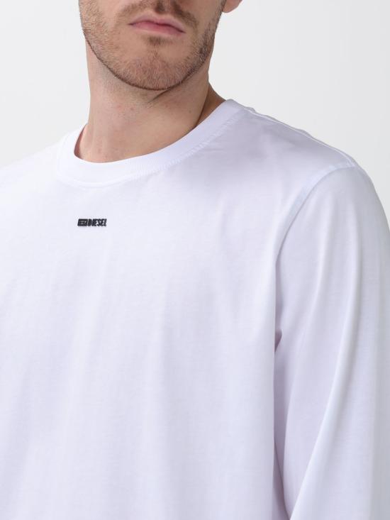 26SS 디젤 반팔 티셔츠 A216550NIAX 100 White - DIESEL