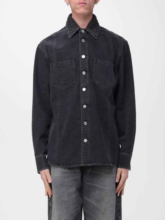 25FW 나마체코 긴팔 셔츠 410N14009200 NEROTABACCO Black