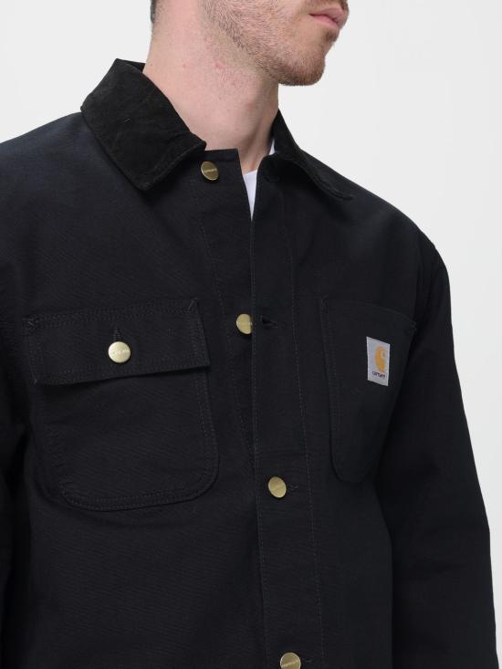 26SS 칼하트 WIP 디어본 캔버스 미시건 초어 코트 I031519 00E02 Black - CARHARTT WIP